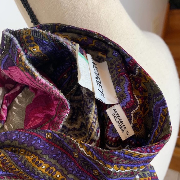 Vintage 80s Koret Turtleneck Button Down Blouse- 14 - Picture 10 of 11